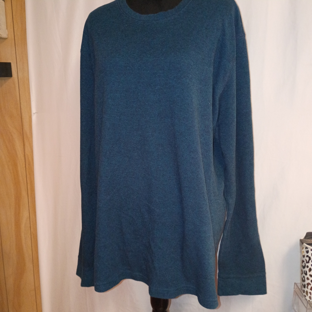 St. John's Bay Turquoise Henley